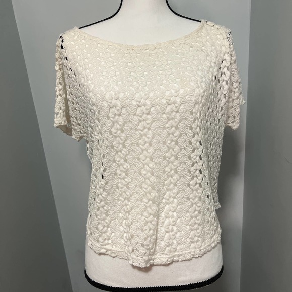 Sans Souci top size M white/beige - Picture 1 of 10